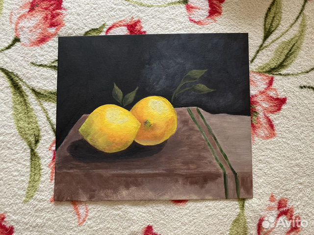 Картина акриловыми красками на холсте