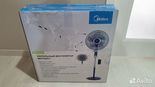 Напольный вентилятор Midea mvfs4011 в Москве, цена 3 500 руб ...