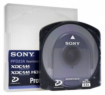 Новые оптические диски xdcam 23 и 50 Gb