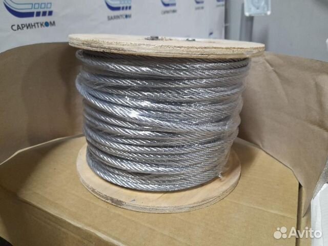 Трос стальной 6 мм DIN3055 6х7+FC купить в Саратове | Электроника | Авито