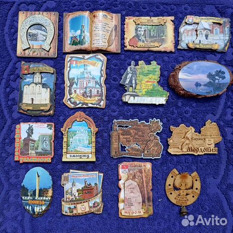 Магниты на холодильник из разных стран