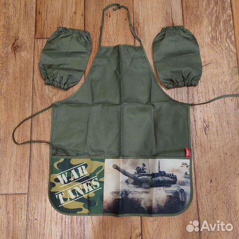 Детский фартук с нарукавниками для творчества