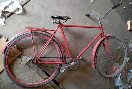 Велосипед хвз на 27 колёсах СССР