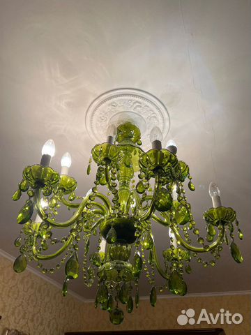 Люстра потолочная италия бу