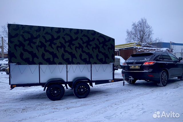 Прицеп автомобильный двухосный