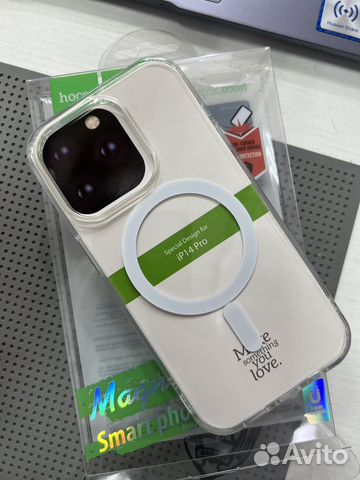 Чехол прозрачный Hoco на iPhone с Magsafe