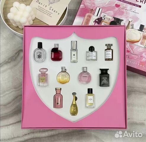 Аромасет 12 женских миниатюр люксовых брендов