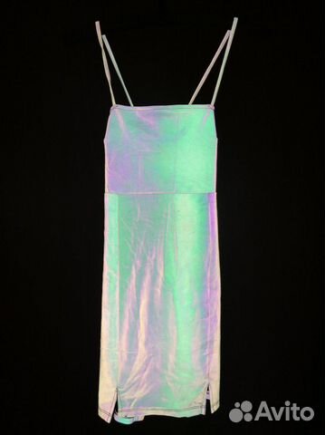 Платье светоотражающее коктейльное Jennyfer