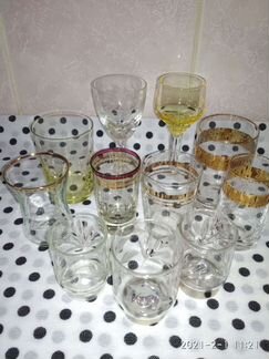 Рюмки, стопки,стаканы