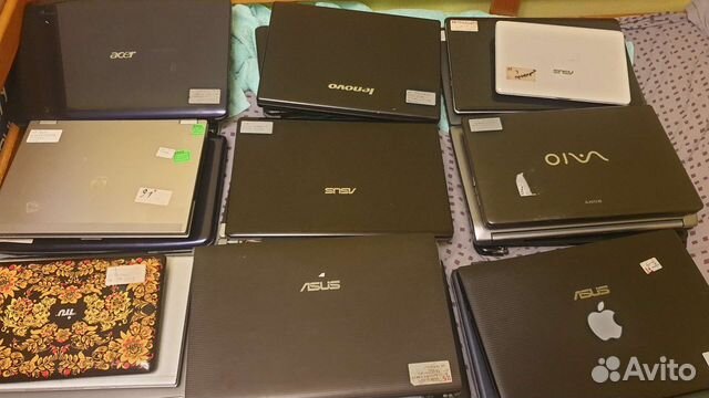 Ноутбуки рабочие/на запчасти/ремонт