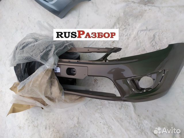 Бампер окрашенный в цвет Лада Гранта 2191 Кориандр