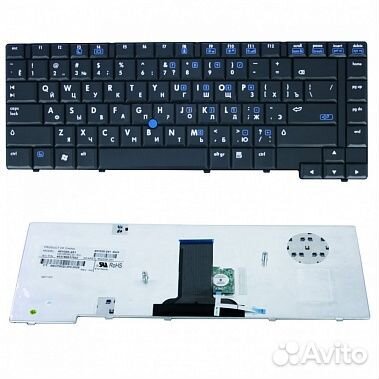 Клавиатура для ноутбука HP Compaq 8510p, 8510w чер