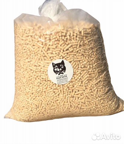 Древесный наполнитель для кошачьего туалета