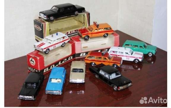 Модели автомобилей СССР в ассортименте
