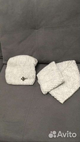 Женский шарф и шапка