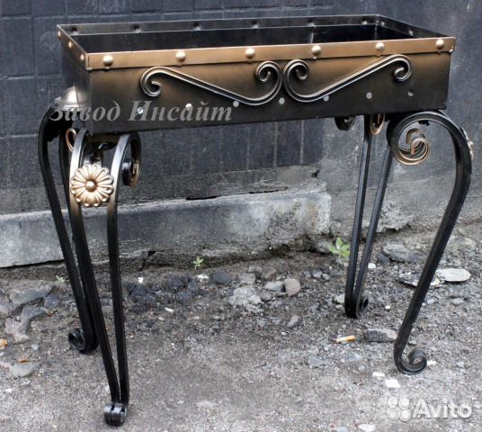 Мангал разборный кованный Гномик