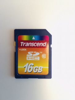 Карта памяти Transcend sdhc 16GB Class 10