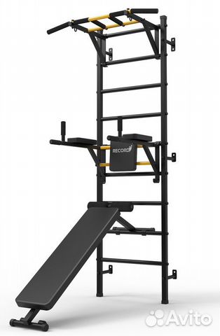 Стенка шведская рекорд х3, цвет черный