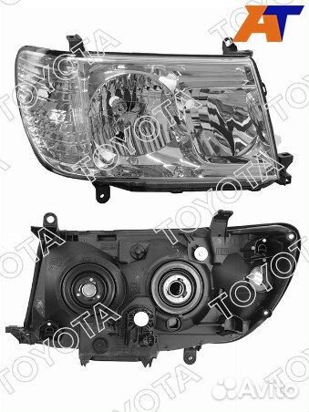 Фара toyota land cruiser 100