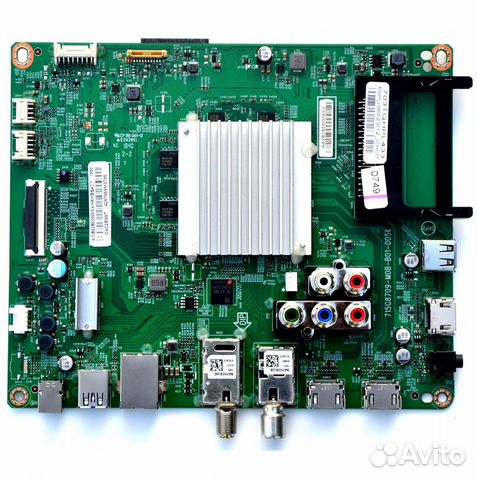 Рабочая плата с разбитого TV 8