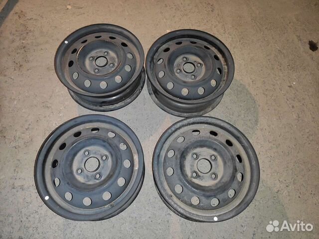 Оригинальные штампованные диски R14 Kia Rio