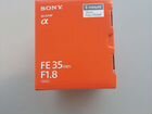 Объектив Sony FE 35mm f/1.8 (SEL35F18F) new объявление продам