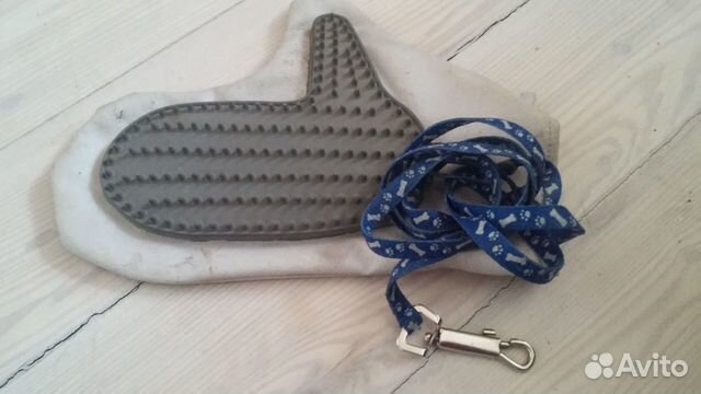 Поводок для маленькой собачки б/у синий