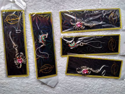 Брелки, подвески, украшения