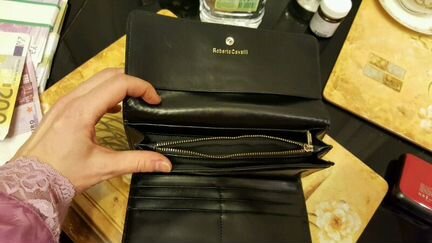 Кошелек Roberto Cavalli кожа