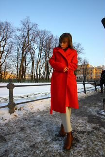 Пальто весна осень дизайнерское на заказ