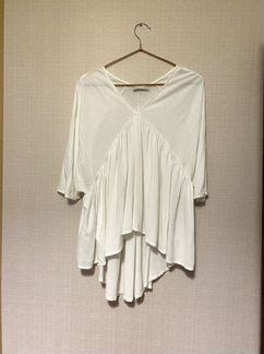 Блуза белая zara размер M