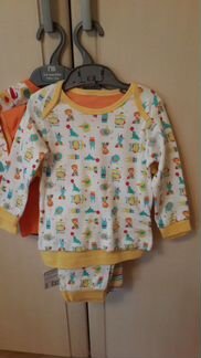 Mothercare 2 пижамки новые унисекс 80см