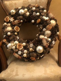 Венок рождественский новогодний