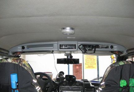 Полка верхняя под магнитолу УАЗ 469 Хантер