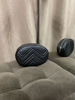 Поясная кожаная сумка