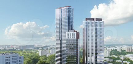 3-к квартира, 94.4 м², 3/34 эт.
