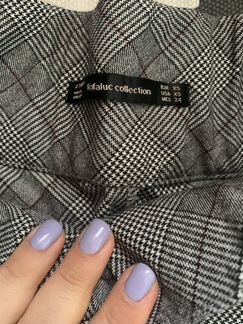 Юбка Zara миди в клетку