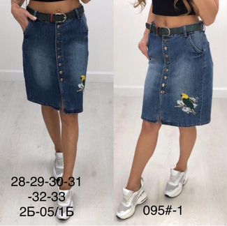 Отличная джинсовая юбка 46-48 размер