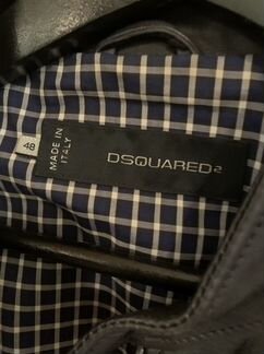 Кожаная куртка Dsquared