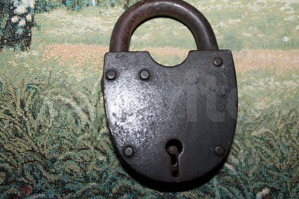 Замок навесной СССР клеймо без ключа