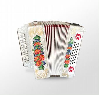 Гармонь 4-х голосная,25х25, до-диез