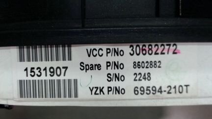 Щиток приборов (приборная панель) Volvo V70, 2005