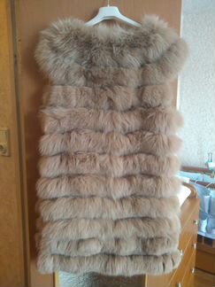 Новая жилетка меховая 46