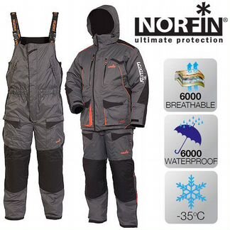 Костюм зимний Norfin Discovery Gray, р.L(52-54)