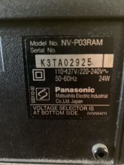 Видеомагнитофон Panasonic