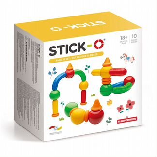 Конструктор Magformers stick-O, Basic 10 Set (205692)
