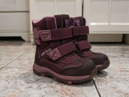 Отличные зимние ботинки для девочки 26 размера