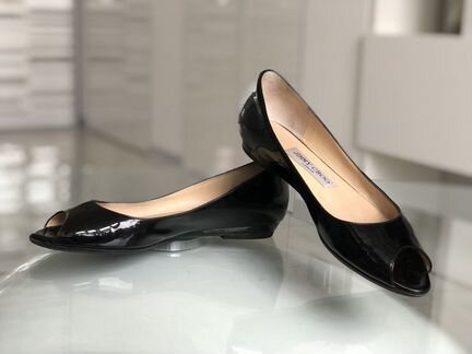 Балетки лак Jimmy Choo