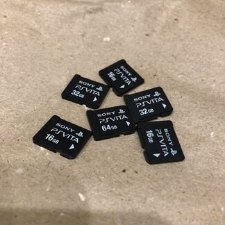 PS Vita карты памяти