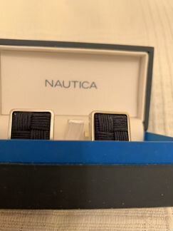 Запонки Nautica темно синие новые